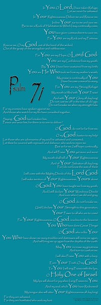 Psalm 71 12X36